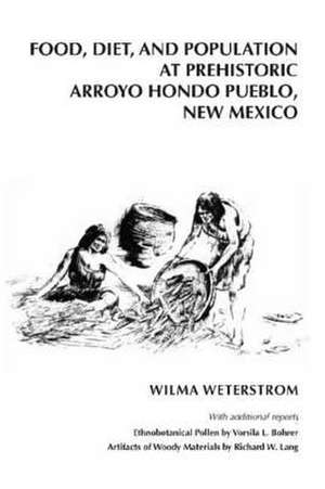 Food, Diet, and Population at Prehistoric Arroyo Hondo Pueblo, New Mexico de Wilma Wetterstrom