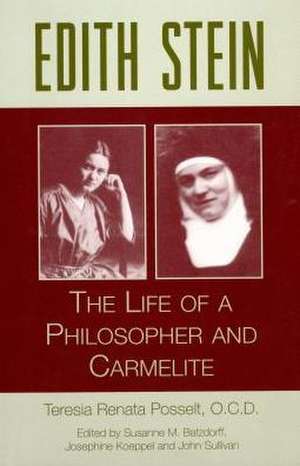 Edith Stein de Susanna M Batzdorff