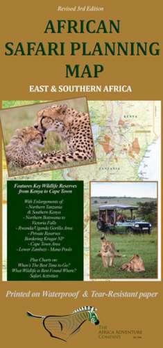 African Safari Planning Map de Mark W Nolting