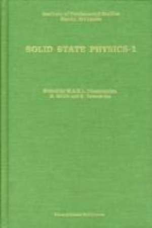 Solid State Physics 1 de M A K L Dissanayake