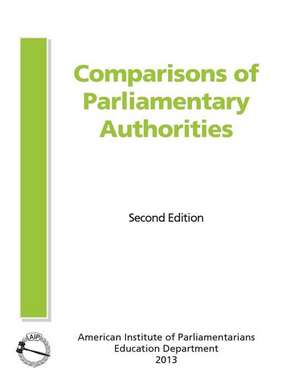 Comparisons of Parliamentary Authorities