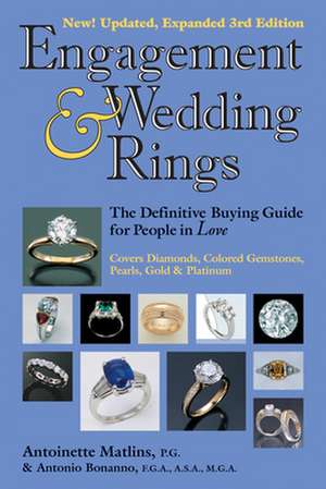 Engagement & Wedding Rings 3ed PB de Anthony C. Damiani