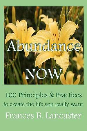 Abundance Now: 100 Principles and Practices to Create the Life You Really Want de Frances B. Lancaster