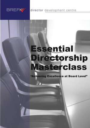 Essential Directorship Masterclass de Richard Winfield