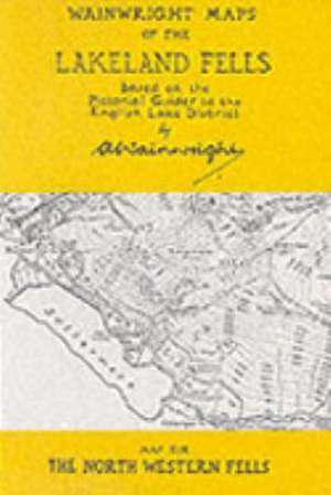 Wainwright Maps of the Lakeland Fells de Alfred Wainwright