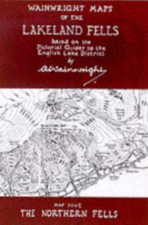 Wainwright Maps of the Lakeland Fells de Alfred Wainwright