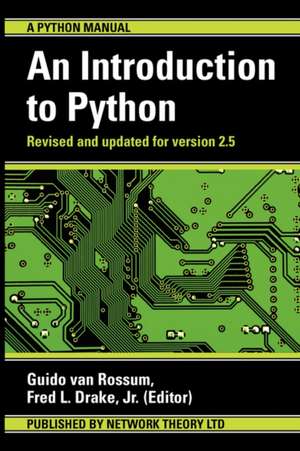 An Introduction to Python de Guido Van Rossum