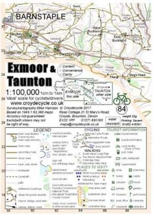 Exmoor & Taunton 1:100,000 (84) de Mike Harrison