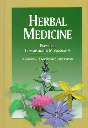 Herbal Medicine: Expanded Commission E Monographs de Mark Blumenthal