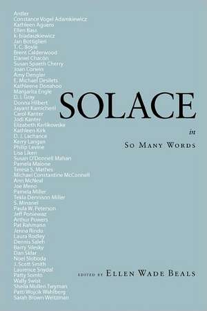 Solace in So Many Words de Ellen Wade Beals