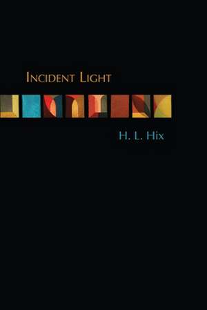 Incident Light: poems de H. L. Hix