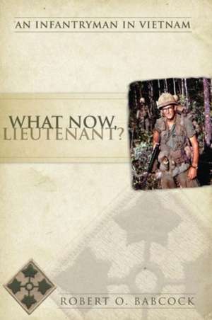 What Now, Lieutenant? de Robert O Babcock