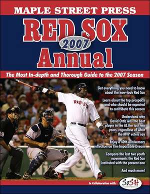 Maple Street Press Red Sox Annual de James Walsh