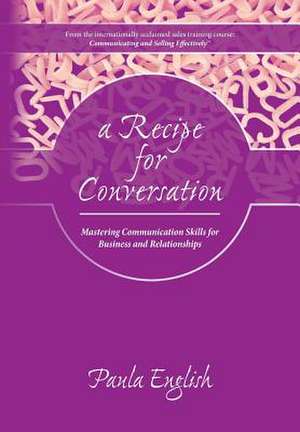 A Recipe for Conversation de Paula English