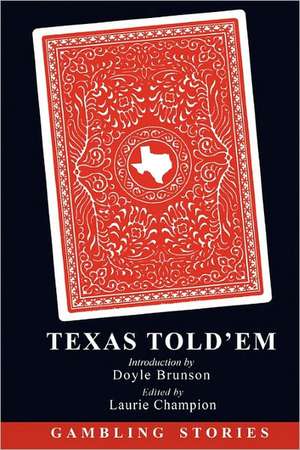 Texas Told'em de Doyle Brunson