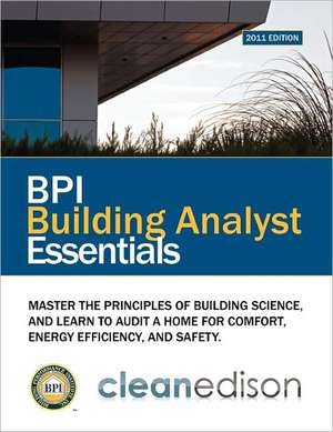 BPI Building Analyst Essentials de Cleanedison