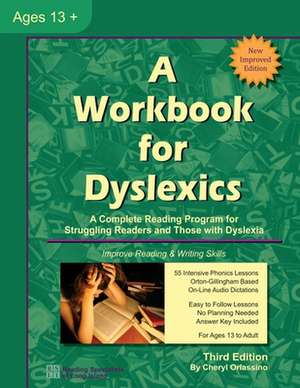 A Workbook for Dyslexics de Cheryl Orlassino