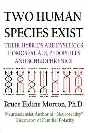 Two Human Species Exist: Their Hybrids Are Dylsexics, Homosexuals, Pedophiles, and Schizophrenics de Bruce Eldine Morton