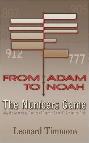 From Adam to Noah-The Numbers Game de Leonard Timmons