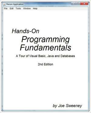 Hands-On Programming Fundamentals de Joseph R Sweeney