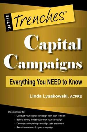 Capital Campaigns de Linda Lysakowski