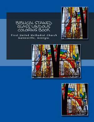 Biblical Stained Glass Windows Coloring Book de John Clay McHugh M. D.