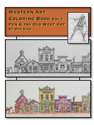 Western Art Coloring Book de Don Kirk