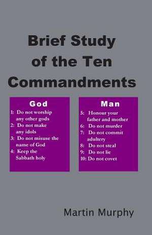 Brief Study of the Ten Commandments de Martin Murphy