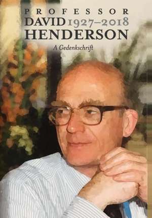 Professor David Henderson de Benny Peiser