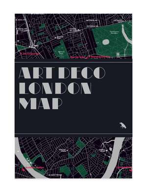 Art Deco London Map de Henrietta Billings