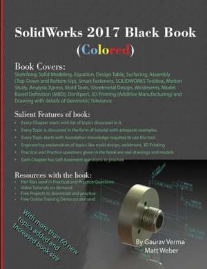 SolidWorks 2017 Black Book (Colored) de Gaurav Verma