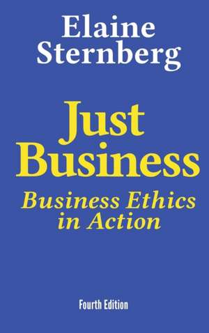 Just Business de Elaine Sternberg