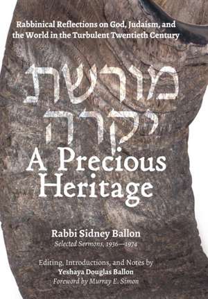 A Precious Heritage de Sidney Ballon