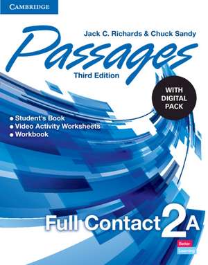 Passages Level 2 Full Contact A with Digital Pack de Jack C. Richards