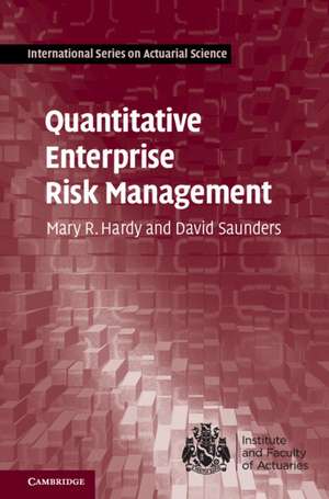 Quantitative Enterprise Risk Management de Mary R. Hardy