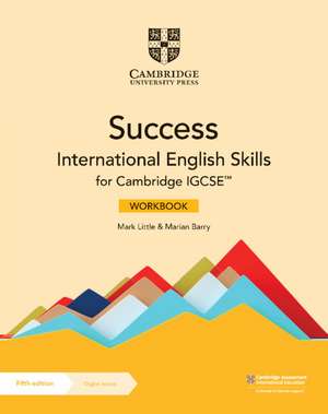 Success International English Skills for Cambridge IGCSE™ Workbook with Digital Access (2 Years) de Mark Little