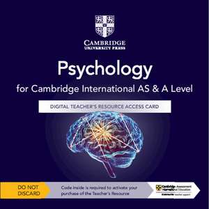 Cambridge International AS & A Level Psychology Digital Teacher's Resource Access Card de Kirsty White