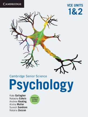 Cambridge Psychology VCE Units 1&2 de Kate Gallagher