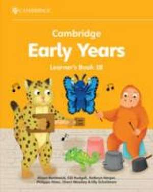 Cambridge Early Years Learner's Book 1B de Alison Borthwick