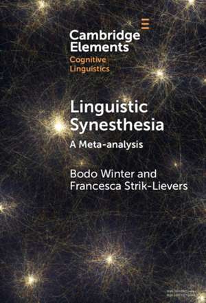 Linguistic Synesthesia de Bodo Winter
