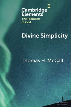 Divine Simplicity de Thomas H. Mccall