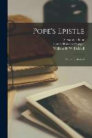 Pope's Epistle de Alexander Pope