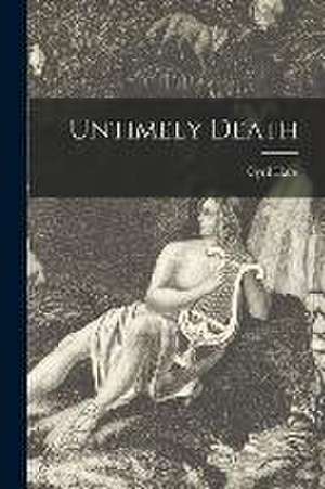 Untimely Death de Cyril Hare