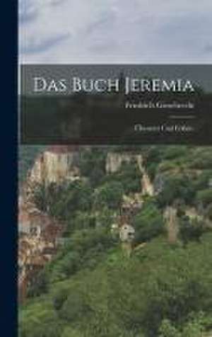 Das Buch Jeremia de Friedrich Giesebrecht