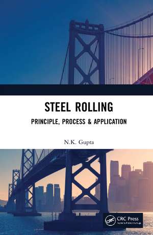 Steel Rolling: Principle, Process & Application de N.K. Gupta