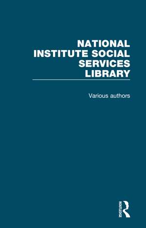 National Institute Social Services Library: 42 Volume Set de Various