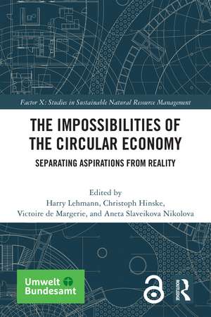 The Impossibilities of the Circular Economy: Separating Aspirations from Reality de Harry Lehmann