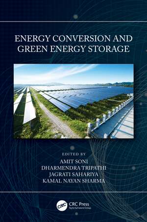 Energy Conversion and Green Energy Storage de Amit Soni