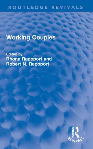 Working Couples de Rhona Rapoport