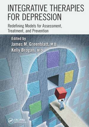 Integrative Therapies for Depression: Redefining Models for Assessment, Treatment and Prevention de James M. Greenblatt